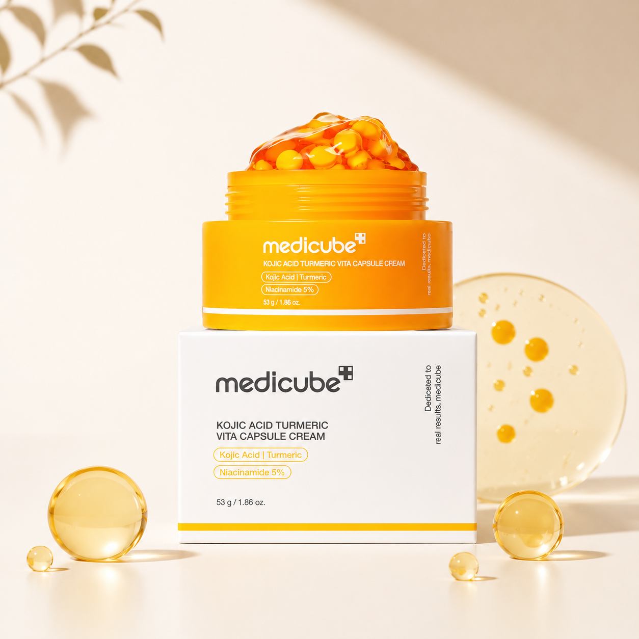 MEDICUBE CREMA DE ACIDO KOJICO Y CURCUMA CAPSULE