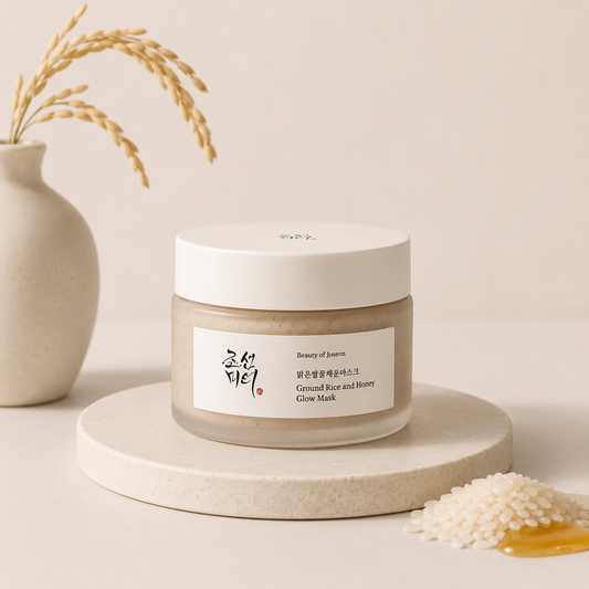 GROUND RICE AND HONEY GLOW MASCARILLA