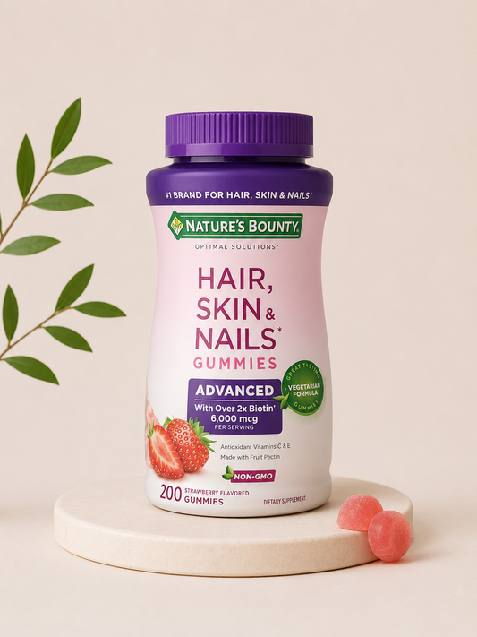 GOMAS PARA EL CABELLO, UNAS Y PIEL