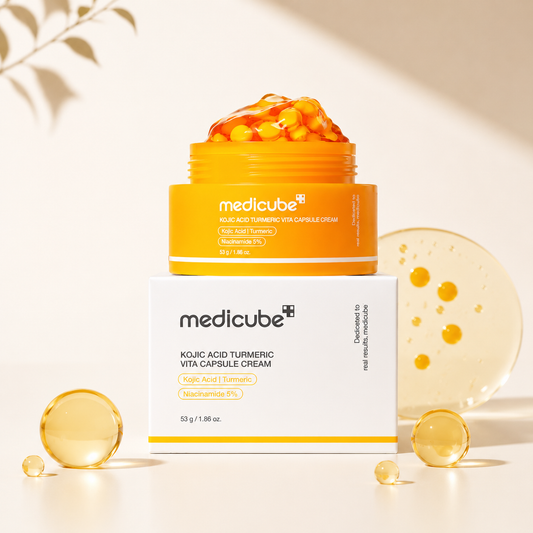 MEDICUBE CREMA DE ACIDO KOJICO  Y CURCUMA CAPSULE